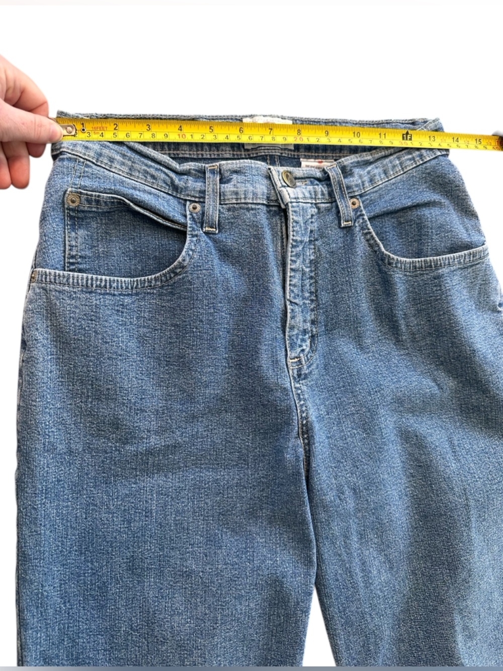 Vintage FDJ French Dressing Jeans Y2K Petite 27x29 (8P Straight Leg Denim Canada - Picture 6 of 15
